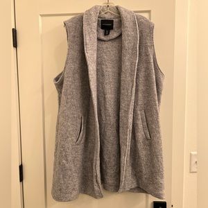Grey winter vest